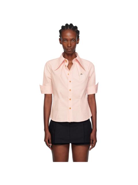 Vivienne Westwood Pink Short Sleeve Violin Shirt