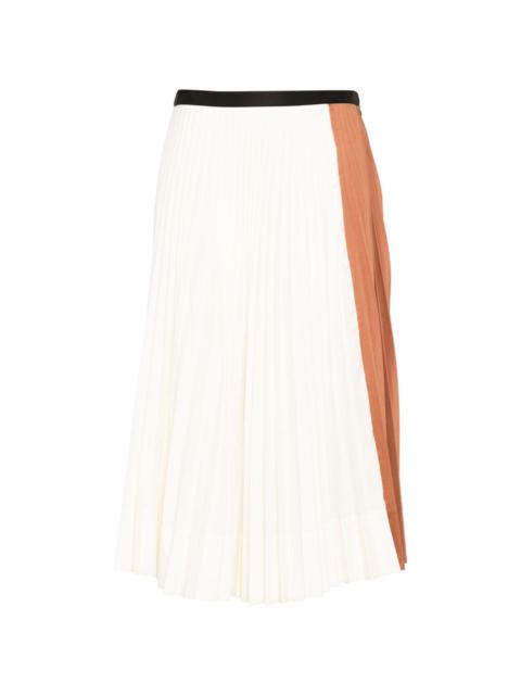 Plan C high-waist pleated skirt