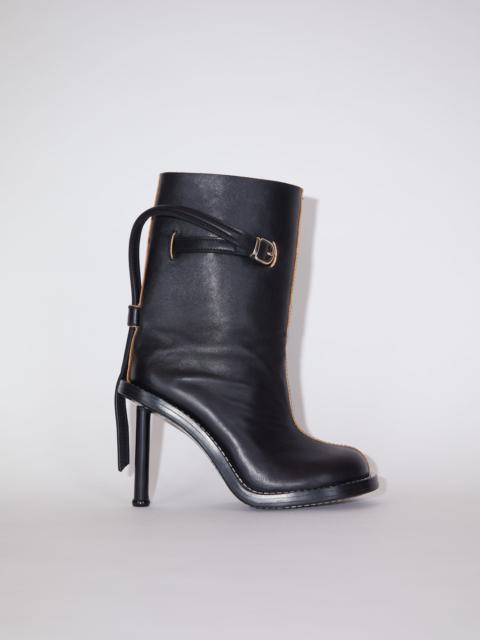 Acne Studios Leather ankle boots - Black