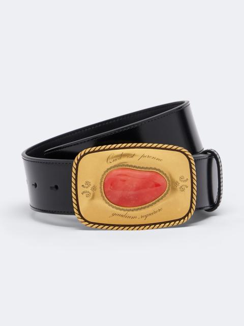 Valentino Embellished leather belt