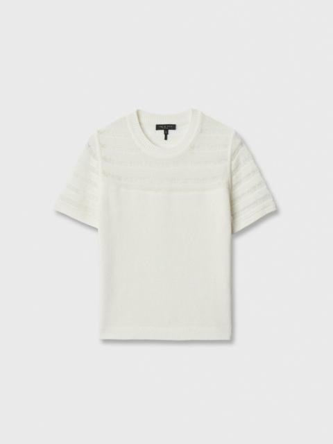 rag & bone Britt Short-Sleeve Sweater