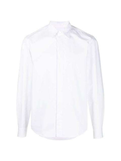 Valentino concealed-fastening long-sleeved shirt
