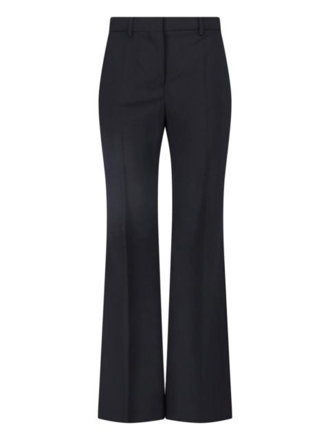 Sportmax FLARED VIRGIN WOOL PANTS