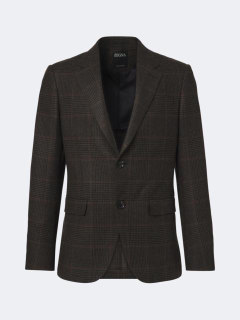 ZEGNA Prince of Wales check cashmere blazer
