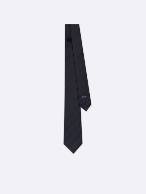 Dior Oblique Embroidered Tie