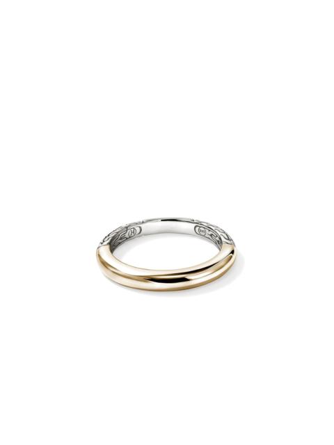 JOHN HARDY JH Essential Band Ring, Gold, Sterling Silver, 3MM