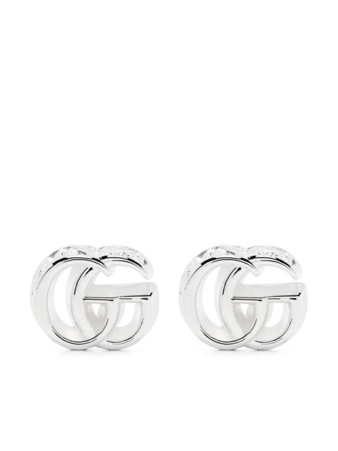 GUCCI Sterling Silver GG Marmont Earrings