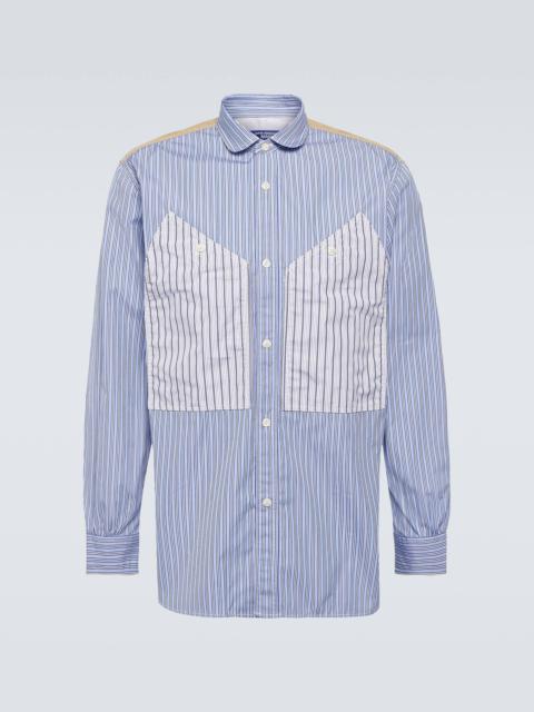 Junya Watanabe MAN x Roy Lichtenstein patchwork cotton shirt