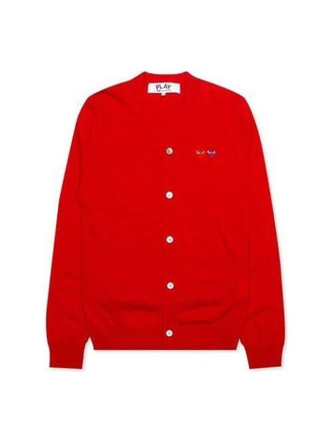 Comme des Garçons PLAY COMME des GARCONS PLAY Cardigan Double Emblem 'Red' AZ-N058-051-5