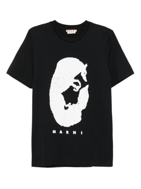 Marni fox-print T-shirt