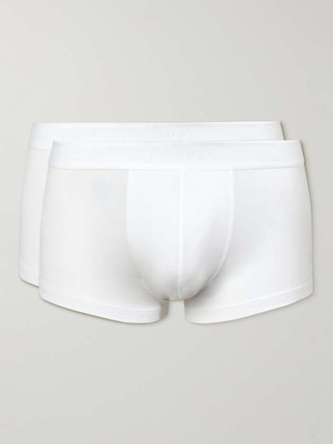 Sunspel Two-Pack Stretch-Cotton Boxer Briefs