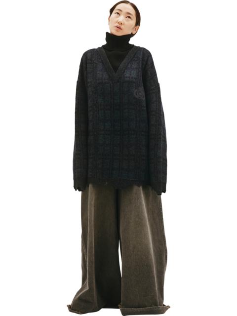 BALENCIAGA Layered Turtleneck in Green