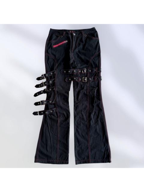 Other brands Japanese Brand - Vintage Deorat Tactical Bondage Belt Riot Punk Flared Pants