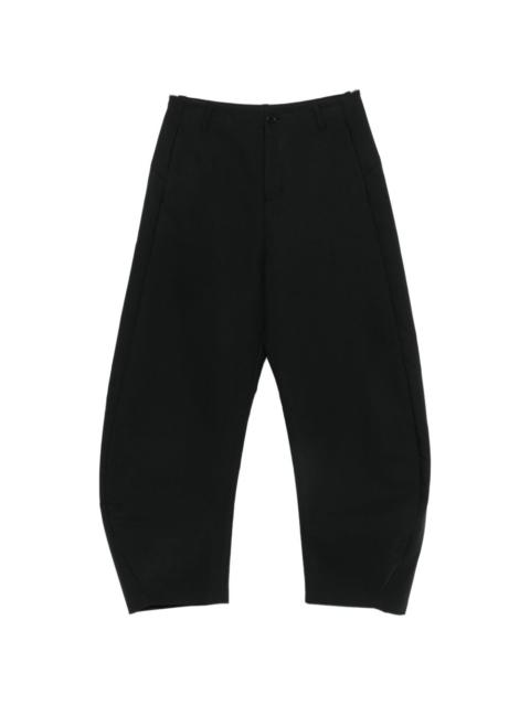 AMOMENTO curved-seam trousers