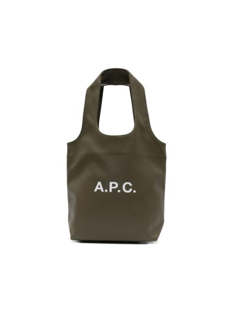 A.P.C. small Ninon logo-print tote bag