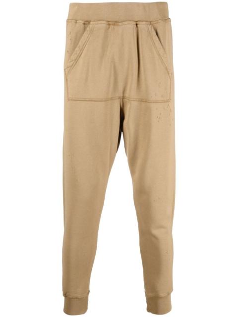 tapered cotton track pants