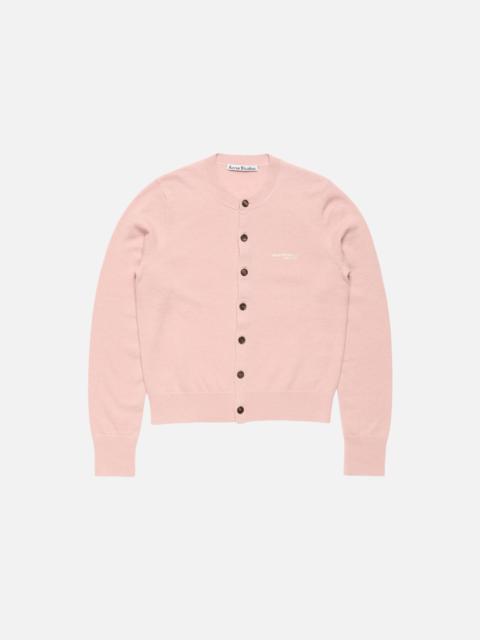 Acne Studios Yak wool cardigan - Dirty pink