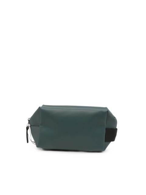 RAINS logo-debossed wash bag