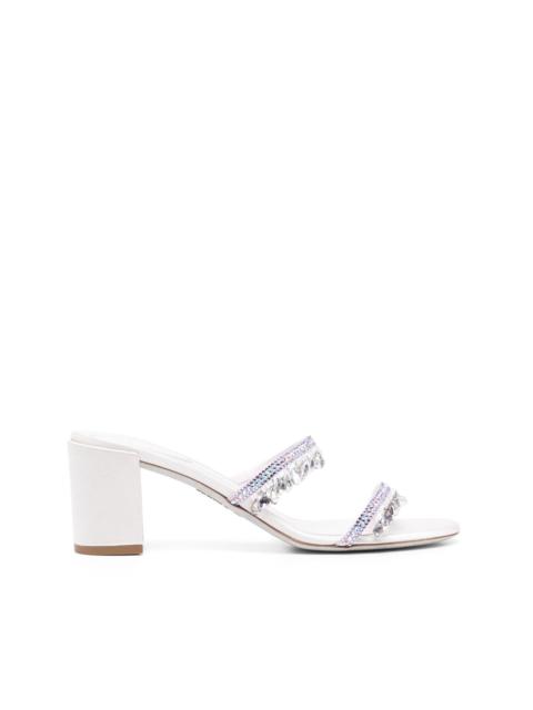 RENE CAOVILLA crystal embellishment sandals