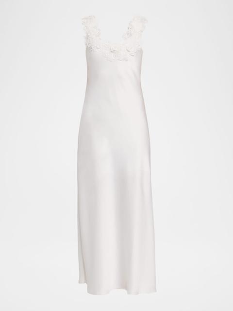 GENERATION LOVE Lala Satin Lace Slip Dress