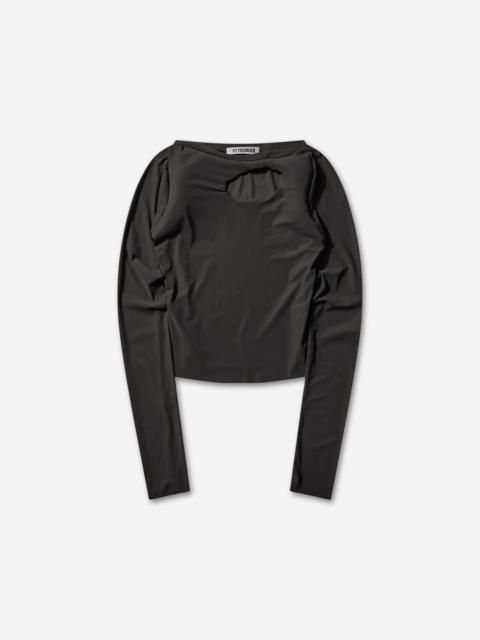 OTTOLINGER Women's Sculpted Donut Longsleeve Top Taupe