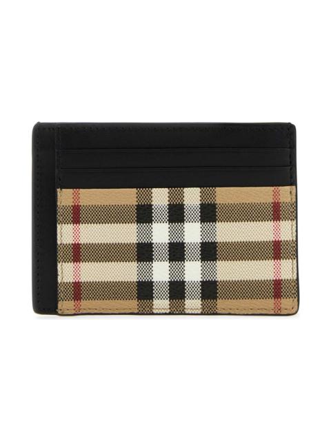 Printed Canvas Cardholder