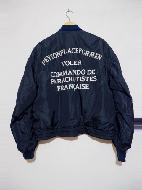 Other Designers Japanese Brand - Vintage peyton place for men riversible bomber jacket