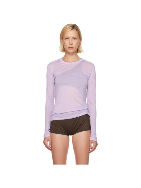 BASERANGE Purple Long Sleeve T-shirt