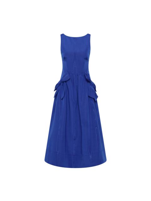 REBECCA VALLANCE Teles Bow Midi Dress