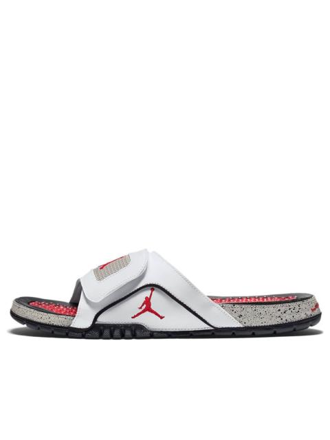 Jordan Air Jordan Hydro 4 Retro White Red Slippers 532225-104