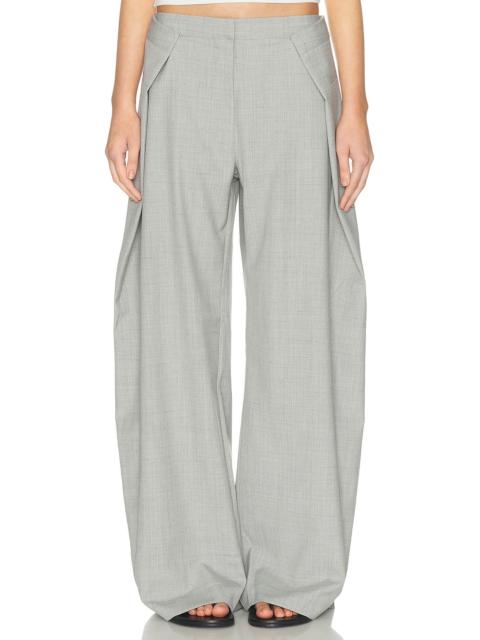 ST. AGNI Tailored Fold Pant