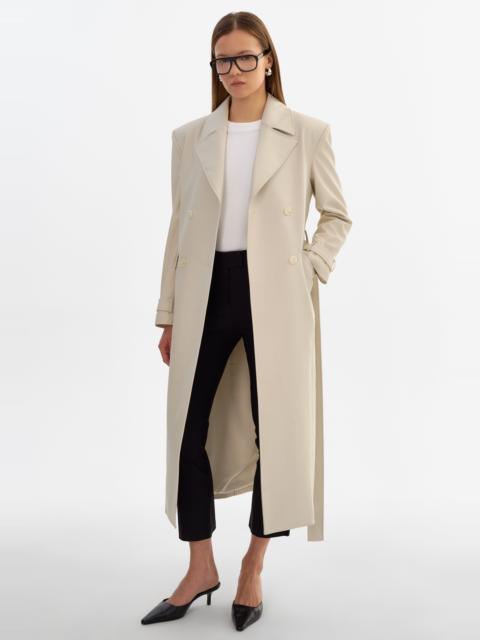 LAMARQUE IOLANTHE | Faux Leather Trench Coat