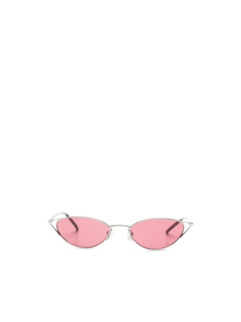 Alexander McQueen oval-frame sunglasses