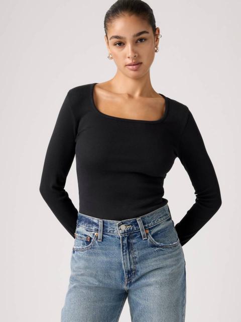 Levi's ESSENTIAL SQUARE NECK LONG-SLEEVE TEE