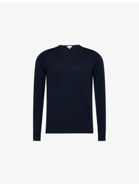 Sunspel Crewneck Regular-Fit Merino-Wool Jumper