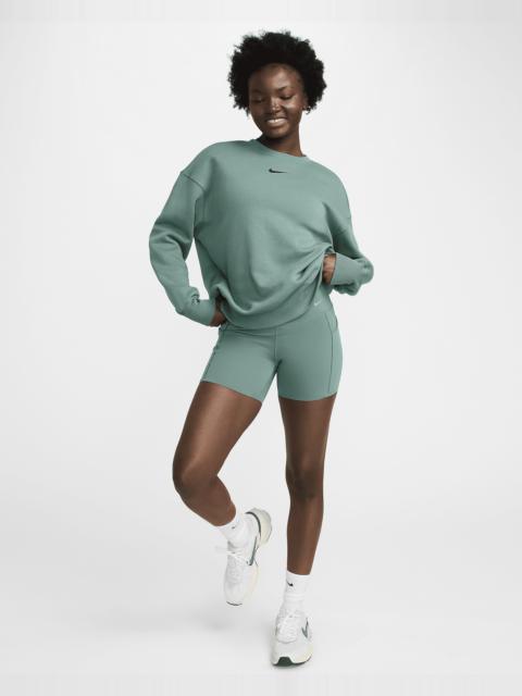 Nike Women's Universa Medium-Support High-Waisted 5" Biker Shorts with Pockets