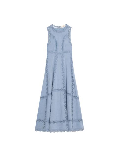 ULLA JOHNSON Chambray Anela Dress