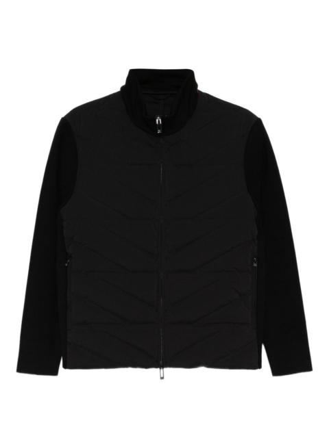 EMPORIO ARMANI panelled padded jacket