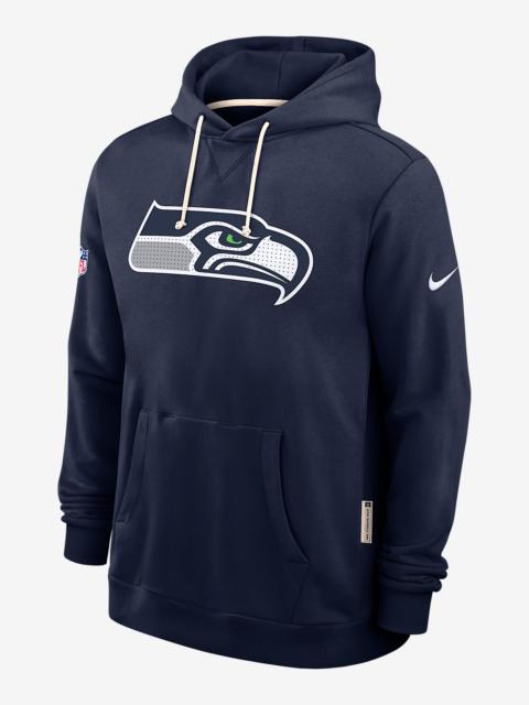 Nike Seattle Seahawks Initial Home Sideline Men's Nike Dri-FIT NFL Pullover Hoodie