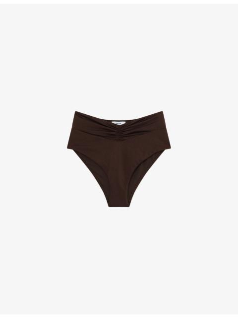 REISS Maisie Ruched Bikini Bottoms