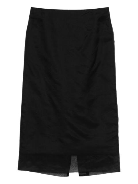 Sportmax slit skirt