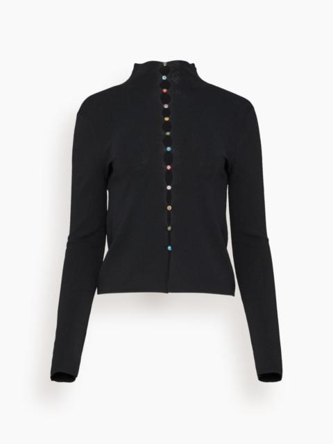 STAUD Marianne Sweater in Black