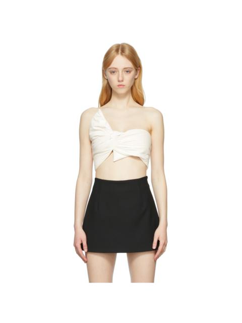 Off-White Leather Tank Top