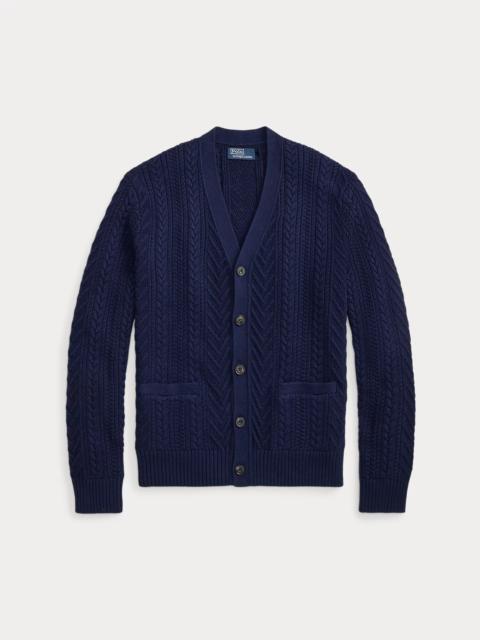 Polo Ralph Lauren Aran-Knit Cotton Cardigan