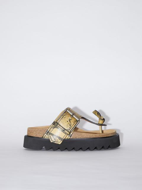 Acne Studios Platform sandals - Multi beige