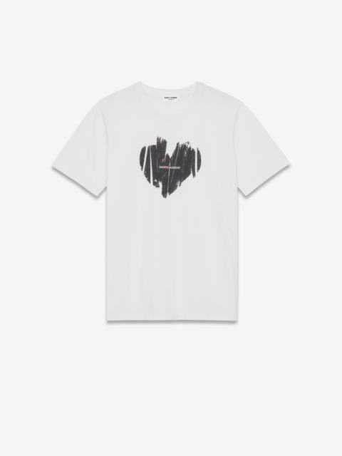 SAINT LAURENT "saint laurent heart" t-shirt