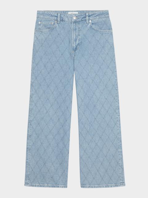 Rails Getty Lattice Crop Jeans