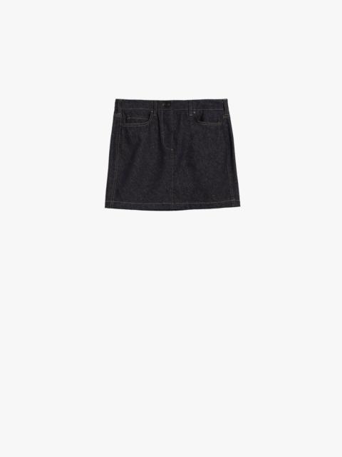 Max Mara GIUBBA Denim mini skirt