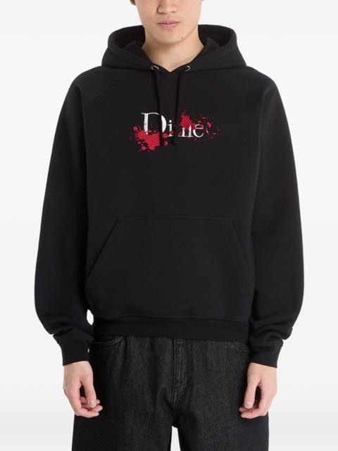 Dime logo-detail hoodie