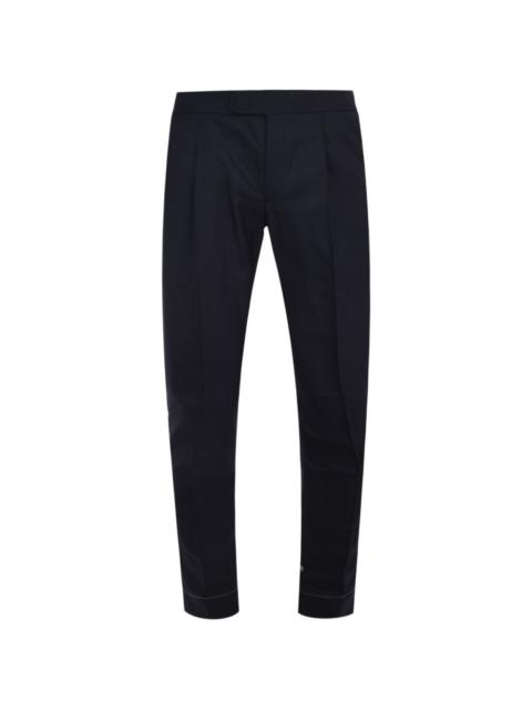 Brioni Melbourne pleated wool trousers